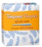 Super Plus Tampons mit weichem Applikator, Box mit 20 Stück.