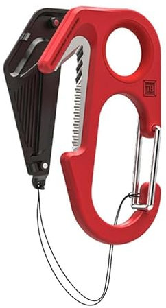 TB Outdoor COUPE-SANGLE EMERGENCY RELEASE ROUGE