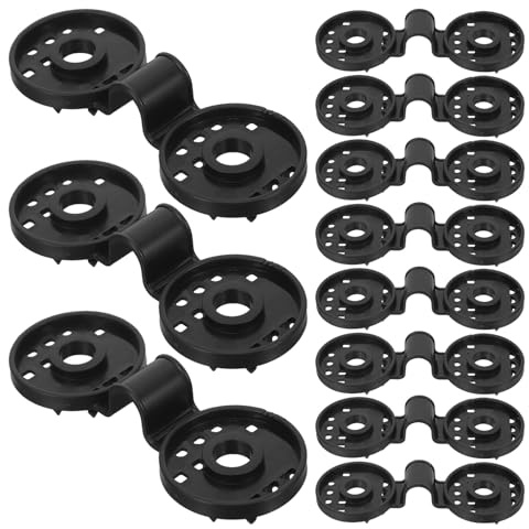 TOYANDONA 100 Pièces Lot de 100 Clips de Fixation Noirs en Plastique pour Toile D'ombrage, Pinces Résistantes aux Intempéries pour Filet de Jardin, Pare-Soleil et Auvent, Fixation Rapide et