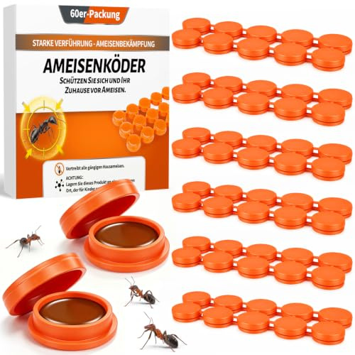 60 Stück Ameisenfalle für Innen