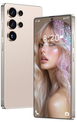 S24 Ultra, téléphone Portable Ultra-Fin avec Stylet intégré, 16 Go de RAM et 1 to de ROM, écran HD de 7,3 Pouces, processeur Snapdragon 8 Gen 3 (10 cœurs), Double Carte SIM,Desert Gold-1TB