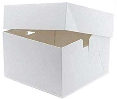 Culpitt 5 x 10 Square White Cake Boxes