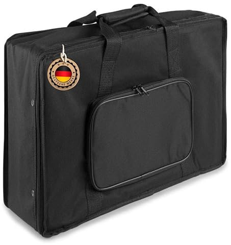 ETEC Professional Softcase Transporttasche für 4X Akku LED Par Scheinwerfer E412 - Tragbare Tasche für DJ, Event, Bühne, Partybeleuchtung und Hochzeit
