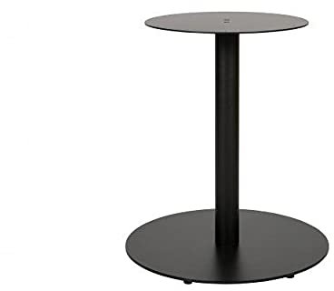 MaximaVida rundes Tischgestell Portland aus schwarzem Metall - schwere Ausführung