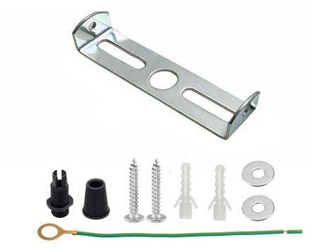 LEDSONE Lichtbefestigungs-Deckenrosette Strap Bracket Strap Bracket Metallplatte mit Zubehör (55 mm)