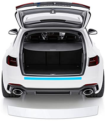 Blackshell® Basic Ladekantenschutz Folie kompatibel mit Mercedes B-Klasse | Typ W247 | Bj. ab 2018 Transparent - passgenauer Stoßstangenschutz inkl. Profi Rakel für Folie