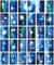 ZPPLD Postkarten 30 Stück,Leuchtet im Dunkeln, Set, Premium Danksagungskarten Gästebuch Poster-Reisepostkarten Glow In The Dark Postcard (Wander Earth)
