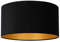 Uniqq Pantalla terciopelo negro Ø 50 cm - 25 cm de alto