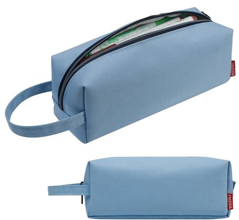 Fmeida Federmäppchen Mädchen Federtasche Junge Schlampermäppchen Vintage Federmappe Etui Single Stiftemäppchen Stiftemappe Federpenal Mäppchen Teenager für Büro Uni