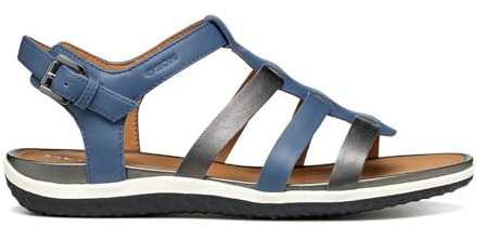 Geox Fille D Sandal Vega A, Avio Gun, 35 EU