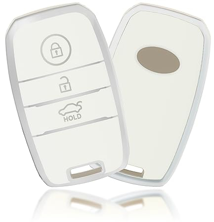 OFFCURVE Schlüsselhülle Autoschlüssel Hülle, Schlüsselcover Schlüsselgehäuse Schlüssel Schutzhülle Passt für Kia Sorento Sportage Rio Ceed Picanto Stinger Carens Optima Soul K2 KX3 I20 QL GT