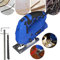 Electric Jigsaw Corded 700W 2800SPM Electric Jig Saws with Laser Guide, 6 Variable Speed Electric Jigsaw Tool, 4 Orbital Sets, ±45°Bevel Cutting Angle, LED Light, for Wood Metal PVC Pipe Cutting