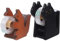NUOBESTY 2 Stück Niedliche Katzen-Klebebandabroller Vintage-Holzbandschneider Mit 1 Rolle Klebeband