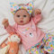 BABESIDE Reborn Puppen Mädchen - Bailyn 20-Zoll-realistische Baby-Puppen Haben den Weichen Stoffkörper und Niedliche Outfit, sie Sieht und Fühlt Sich Genau wie EIN Echtes Lebensechtes Baby