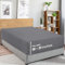 Utopia Bedding Spannbetttuch für Kingsize-Betten, extra Tiefe Taschen, Taschenhöhe 53 cm, weiche Mikrofaser, schrumpf- und farbecht, pflegeleicht, nur 1 Spannbetttuch (grau)