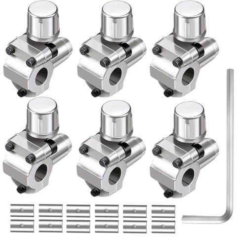Piercing Ventil Sets A/C Nachrüstventil Set Nachrüstventil Mit Staubkappen Konverter BPV-31 Kühlschrank Wasserhahnventil Kompatibel Mit Rohrschläuchen Mit 1/4 Zoll, 5/16 Zoll, 3/8 Zoll