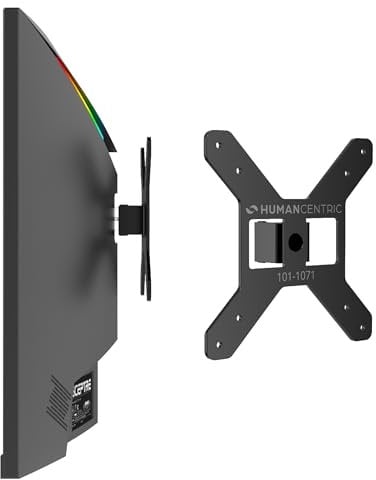 HumanCentric VESA Mount Adapter Compatible with Sceptre C25, C30, C34 Monitors, VESA Adapter Bracket Mounts Monitor to Stand, Arm, Desk Mount