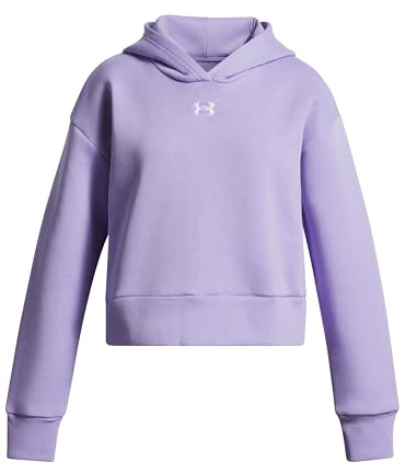 Under Armour Girls Rival Fleece Crop Hoodie Long Sleeve