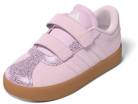 adidas Mixte bébé VL Court 3.0 Shoes Infants Chaussures, Clear Pink/Clear Pink/Gum, 21 EU