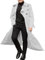 Trenchcoat Herren Lang Herrenmantel Outwear Mit Gürtel Revers Lang Mantel Zweireihiger Windbreaker Einfarbig Winterjacke Baggy Winter Jacke Zweireihiger Windbreaker Leichte Wollematel