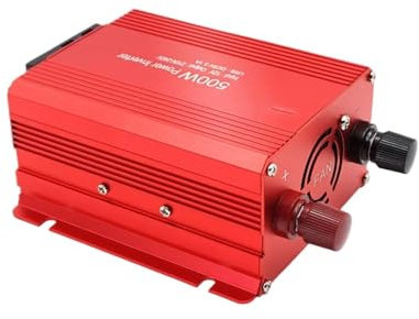 Inversor Onda Pura Inversor Corriente Coche 500 W 12 V CC A 110 V CA 220 V 50 Hz 60 Hz Adaptador Transformador Automático Convertidor Enchufe Universal(12V 220V EU Red)