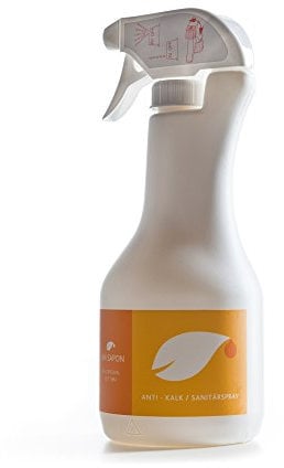 Sprühflasche mit Sprühkopf für BIO Kalklöser von Uni Sapon - 500 ml - wiederbefüllbar