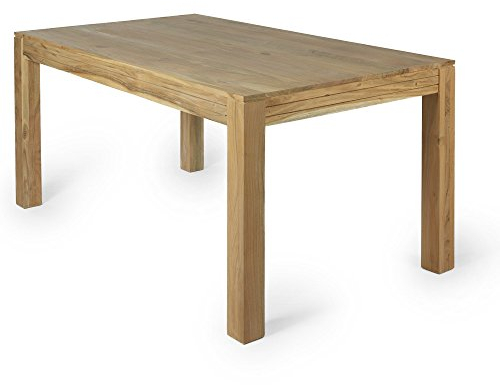 SIX Esstisch Massivholz Akazie Natur 160x90 massiver Esszimmer Tisch