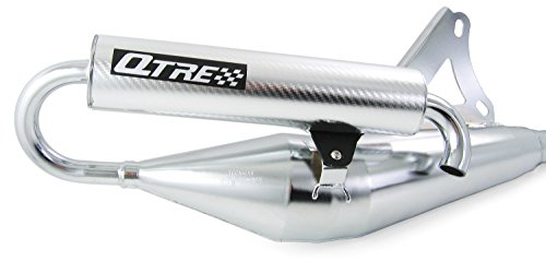 Tecnigas Q-Tre chrom/chrom Tuning Sport Auspuff Peugeo-t Speedfight 3 50 / Auspuff Peugeo-t Speedfight 4 (50ccm 2-Takt)