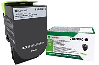 Lexmark 71B20K0 Rückgabe-Tonerkassette Schwarz