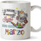 Mugffins Tazza Koala Compleanno Marzo - Idee Regali Originali et Divertenti per Uomo e Donna - per Lui/per lei - per i Bambini. Ceramica 350 mL