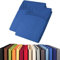 aqua-textil Viana Spannbettlaken Doppelpack 140x200-160x200 cm royal blau Baumwolle Spannbetttuch Jersey Laken