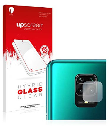 upscreen Protector Pantalla para Xiaomi Redmi Note 9S / 9 Pro (SOLO Cámara) Hybrid Glass – 9H Dureza