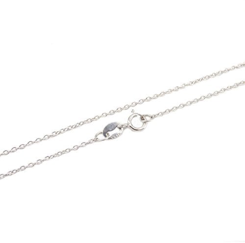 NaturSchatulle Feine Silberkette 925 Sterling Silber Halskette ohne Anhänger Damen 40-80cm I 1,2mm Ankerkette Ringverschluss Länge Panzerkette …
