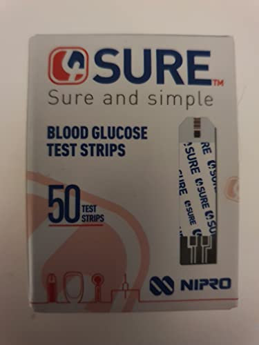 4Sure and Simple Blood Glucose Test Strips 1 x 50