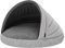 Hundehöhle Hundebett Hundesofa Hundekissen Hundehütte Hundekorb Hundecouch Ruheplatz Haustierbett Hundeliegen Kissen, Grau, R1: 65 x 50 cm