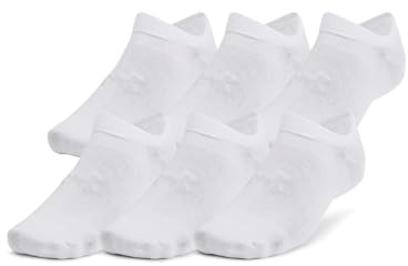 Under Armour No Show Socken 6er Pack Running Weiss, S Herren