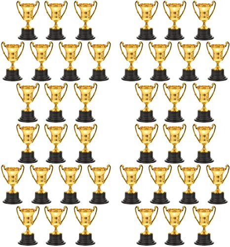 ifundom Gold Award Trophy Cups 3. 34 Trofei per il primo posto Vincitore del premio Bulk Pack di 40 per bambini e adulti, perfetti per premiare coloro che hanno raggiunto