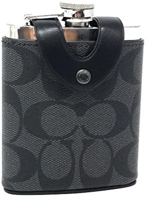 Coach Flasche (anthrazit, Signature Canvas)