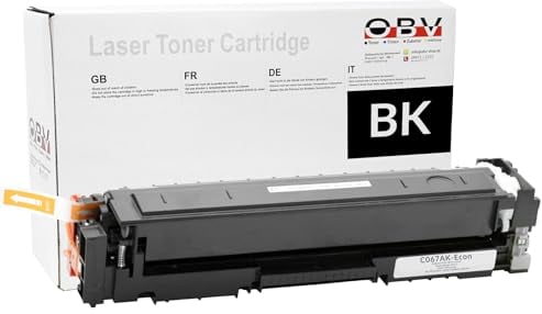 OBV kompatibler Toner als Ersatz für Canon Cartridge 067 5102C002 für Canon LBP-631Cw LBP-633Cdw MF651Cw MF655Cdw MF655Cx MF657Cdw mit Chip ohne Füllstandsanzeige - schwarz