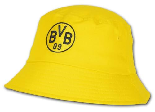 Borussia Dortmund Fischerhut - Logo - gelb Sonnenhut Hut Anglerhut BVB 09