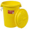 Gorilla Bin™ 30L Bin with Clip Lid Yellow