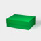Geoto Masse 33x25.5x11.5cm A4 tief luxuriöse starre faltbare magnetische Deckel Brautjungfer Geschenk Box Kleidung Verpackung (Grün)