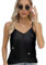 Risipu Damen Pailletten Top mit Fransen Ärmelloses Club Tank Tops Shirt Cocktail Vest Shirt für Partys und besondere Anlässe (DE/NL/SE/PL, Alphanumerisch, L, XL, Regular, Regular, 1, eisenhaltig)