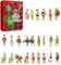 Christmas Advent Calendar 2023, Christmas Countdown Calendar for Kids Adult, 24 Days of Christmas Advent Calendar, 24PC Cute CartoonFigures Doll Xmas Vacat