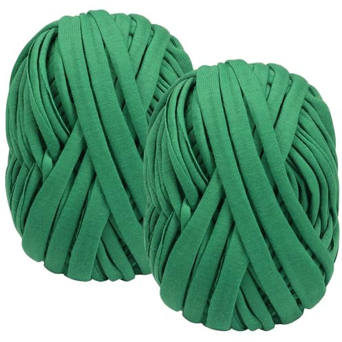 GmwyCzV 2 Rollos Cordel Suave y Elástico, 2CM x 30M para Plantas Trepadoras, Lazos Verdes de Interior