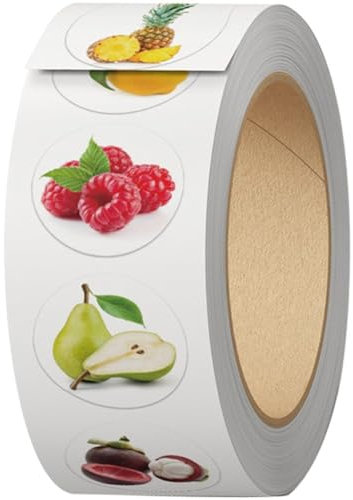 500 Stück Obst-aufkleber, Realistische Lebensmittel-aufkleber, Bunt, Wasserfest, Obst-aufkleber, Vinyl-aufkleber Für Heimwerker, Basteln, Zuhause, Klassenzimmer, Belohnungen, Grußkarten, Scrapbooking,