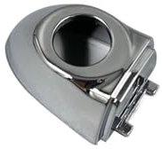 Car Side Door Handle For Fiat 500X 2014 2015 2016 2017 2048 2019 2020 2021 2022 Chrome Silver Gray Exteiror Door Outer Handle Cap Outer Rear Door Handle(Chrome)