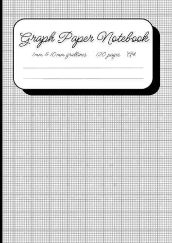 Graph Paper Notebook: A4 | 1mm grid with 10mm bold gridlines | 120 pages | Light Grey | Full page | Workbook for Science, Physics, Math, Engineering, Design, Architecture and more!