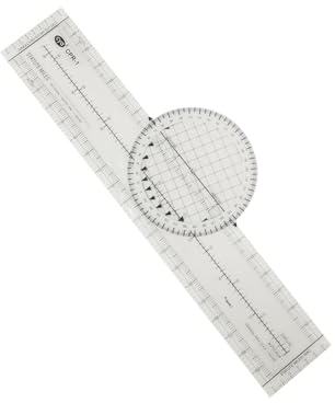 AMSLSIU Regla de cálculo de ingeniería imprescindible. Modifique fácilmente planos con su función rotación 360°, lo que facilita y agiliza la modificación planes vuelo. Regla cálculo