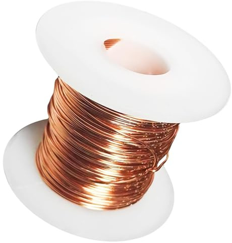 Bare Solid Copper Wire Craft Wire, C1100 16 Gauge Bare Copper Wire 150 Feet For Crafting Gardening Jewelry Making
